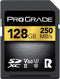 Prograde Digital SD UHS-II 128GB Card V60 - Up to 130MB/s Write, 250MB/s Read Speed for Vloggers, Filmmakers