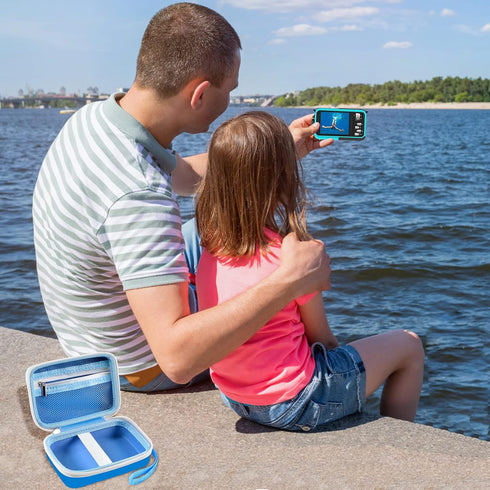 Digital Camera Case for Kids Compatible with CAMKORY, YISENCE, VAHOIALD, Kodak Pixpro, Canon PowerShot, Sony DSCW800 -