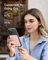 VEEKTOMX Slim Portable Charger, 5000mAh Lightweight Power Bank with Built-in Cable for iPhone, Ultra Thin Battery Pack