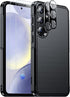 Samsung Galaxy S24 Plus Case by SPIDERCASE, Heavy Duty Shockproof, 10 FT Military Grade Drop Protection, Black.