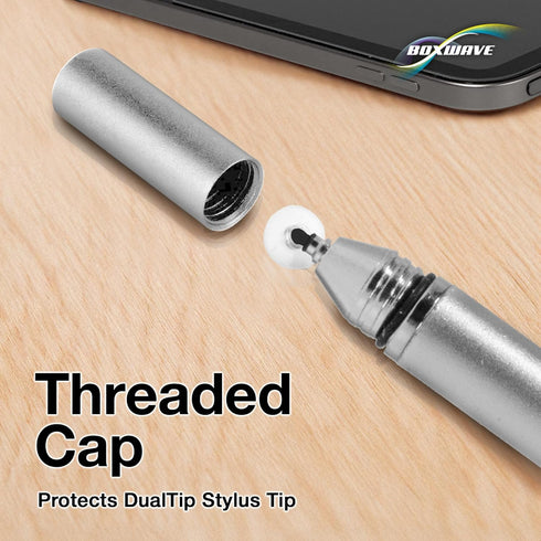 BoxWave Cozyla (15.6 Stylus Pen Compatible with Calendar+ in) - DualTip Capacitive Stylus, Fiber Tip Disc Tip