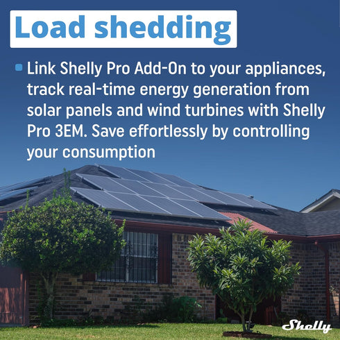 Shelly Pro 3EM Add-On Switch | Dry Contacts for DIN Rail Mounting | Home Automation | iOS Android App | No Hub Required