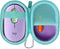 co2CREA Hard Case Replacement for Logitech POP Wireless Mouse, Purple Case + Daydream Mint Zipper