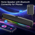 LENRUE Computer Speakers for Desktop,PC Speakers Gaming Sound bar with Colorful Light,USB Speaker With Bluetooth