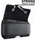 DeBin Holster for iPhone 15, 15 Pro, Galaxy S24, S23, S22, Cell Phone Belt Holder Pouch, Black