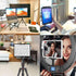 iPad Tablet Tripod Mount Adapter, 360 Degree Rotatable Clamp Holder with Bluetooth Remote for iPad Pro, Air, Mini
