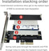 M.2 NVME to PCIe 3.0/4.0 x4 Adapter - NVME/AHCI SSD to PCIe Expansion Card with Heatsink