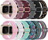 GEAK 12 Pack Elastic Nylon Band for Fitbit Versa 3/Fitbit Versa 4/Sense, Breathable Sport Strap