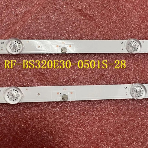 UFDIPLMY 5LED LED32-ES5004 RF-BS320E30-0501S-28 A1 32F1000 V320DJ8-Q01 2pcs 1 LED Backlight Strip Compatible