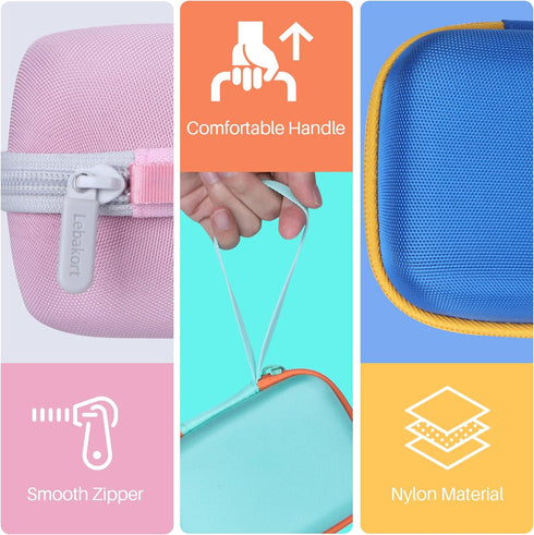 Hard Case for Yoto Mini Kids Audio Music Player - Compatible Children Speaker Plays Audiobook Cards Radio (Blue +