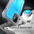 FITO iPhone 11 Case - Dual Layer Shockproof Heavy Duty with Screen Protector, Built-in Kickstand for iPhone 11/XR (Blue)