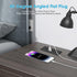 HHSOET 5 in 1 Flat Plug Recessed Power Strip, 20W Fast Charging Outlet with 2 AC Plugs, 2 USB Ports, 1 USB-C, 6ft Cord
