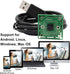 ELP 45degree 480P 60fps USB2.0 OV7725 VGA Super Mini USB Camera Module with Lens UVC Video Webcam Board Embedded