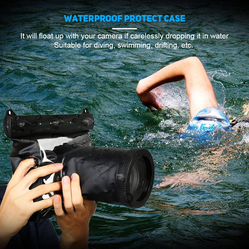 Underwater Photography Housings Waterproof HD Housing Case for Canon Camera, Dry Bag Case for Canon