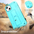 URBANITE iPhone 13 Case - Sky Blue, Military Grade Shockproof, Kickstand & Screen Protector for 6.1" Apple iPhone 13.