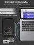 Gracioso Cassette Cassette MP3 Cassettes/USB/SD Mic,Cassette Player Converter, Portable to Music via U Disk/SD Card