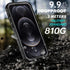 BEASTEK Waterproof iPhone 12 Pro Case,TRE Series Shockproof Dustproof Underwater IP68 Case with Built-in Screen Protector Full Body Protective Cover, for iPhone 12 Pro (6.1'') (Black/Clear)