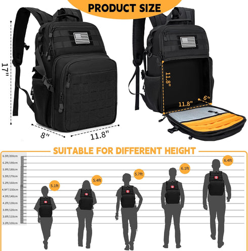 Drone Backpack for DJI Mavic Pro, Waterproof Camera Backpack for Nikon Canon Sony DSLR with Laptop Compartment