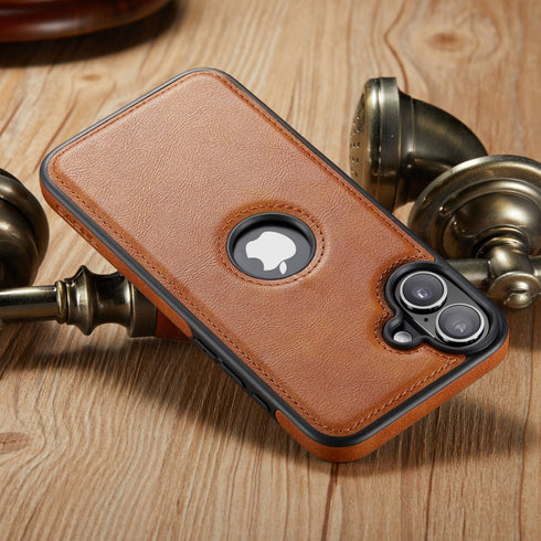 C Casus 17, 6.3 (2025) Casus Magnetic Leather Case for iPhone MagSafe Compatible, Business Classic Style, Shockproof