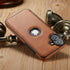 C Casus 17, 6.3 (2025) Casus Magnetic Leather Case for iPhone MagSafe Compatible, Business Classic Style, Shockproof