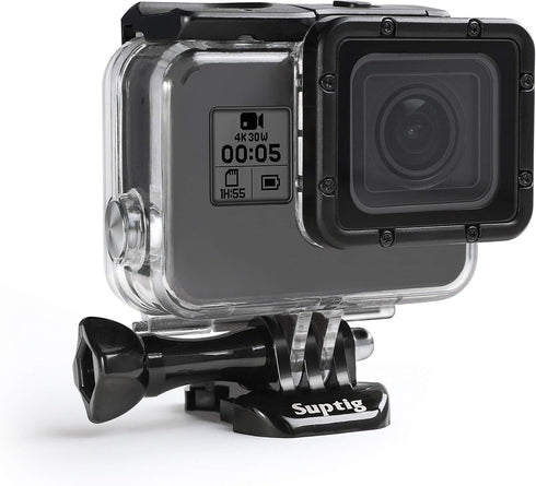 Suptig Case Housing Waterproof Case for Gopro Hero 7 Black, Hero 5, Hero 6, Hero 2018 Action Camera (147ft/45Meters)