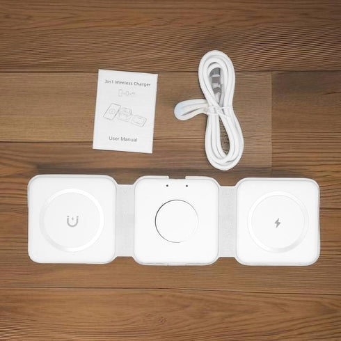3-in-1 Foldable Wireless Charging Pad