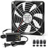 140mm x 25mm Computer Fan with AC Plug 12v dc 110v 240v