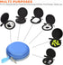 Ginsco (2, Mini-Portable Hard Shell Earbuds Case for Apple EarPods Headphones USB-C Wired Ear Buds/Samsung Galaxy Wired