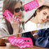 Jefonha 17 Compatible with Phone Case with Finger Hand Strap for Girls Women, Cute Checkered Checkerboard Phone Case
