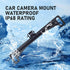 icykale 1 PC Car Rearview Camera License Plate Frame Bracket, Metal Structure Waterproof and Shockproof Camera