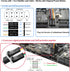 Reset PC Power Button, Desktop Switch Splitter ON Off SW HDD LED PC External Power Supply Button for Computer