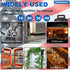 (D23 10Pcs) Magnet Zip Tie Mount Magnetic Zip Ties Mount Base Holder Multipurpose Wire Cable Holder Mount Wire Clips
