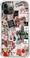 Aesthetic Winter Merry Christmas Collage Case for iPhone 14 Pro Max - Trendy TPU Phone Cover
