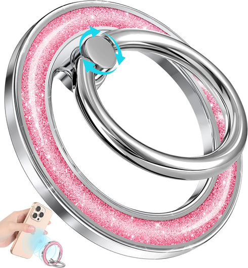 LISEVO Phone Ring Holder Compatible with MagSafe - Magnetic Cell Phone Grip for