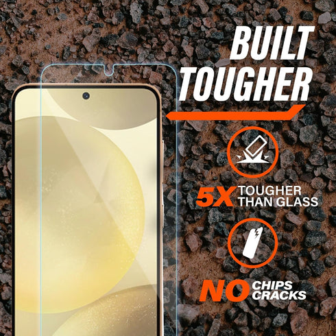 2 pack S24+), Gadget Guard Hybrid Glass Pro-Active - Screen Protector (Samsung Galaxy Clear