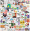 100Pcs Natural Sciences Stickers Pack, Physics, Chemistry, Biology Experiment Vinyl Stickers for Student Science