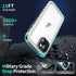 SOKUSIN Waterproof Case for iPhone 13, Shockproof Drop Proof Dustproof Clear Phone Case with Built-in Screen & Camera