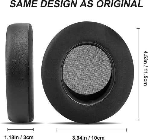 Kraken Replacement Ear Pads Cushions, Cooling-Gel Earpads for Razer Kraken Pro V2, Made of Premium Mesh Fabric & Memory