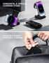 3 in 1 Charging Station with 18W Wall Adapter, Portable Foldable Charger Stand for Multiple Devices