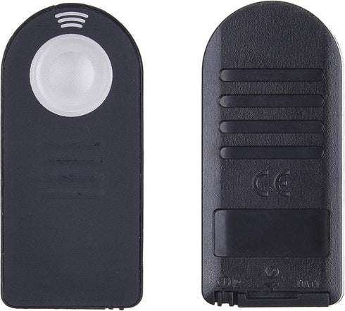 Wireless IR Shutter Remote Control for Nikon/Canon Cameras, Compatible with D70, D750, D3000, EOS 5D Mark IV, 6D, 77D