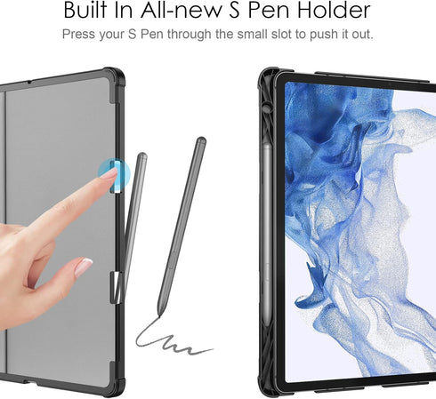 Fintie Keyboard Case for Samsung Galaxy Tab S8/Tab S7 11 Inch with S Pen Holder, Detachable Wireless Keyboard