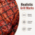 3 jojofuny Pcs Fake Steak Props, Realistic Artificial Grilled Steak Model, Cooked Meat Food Replica with Grill Marks