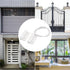 FOCMKEAS 2 MC-38 Magnetic Reed Switch Wired Surface Mount Normally Closed NC Contact Sensor Alarm Magnetic Door Switch