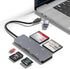 Rytaki CFast Card Reader, 5-in-1 USB C/A Card Reader for Computer & Camera
