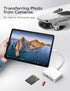 USB C SD Card Reader for iPhone 15/iPad/Mac, ChiaoPio USB C to SD CF Adapter with Compact Flash/CF/SD/MicroSD Slots