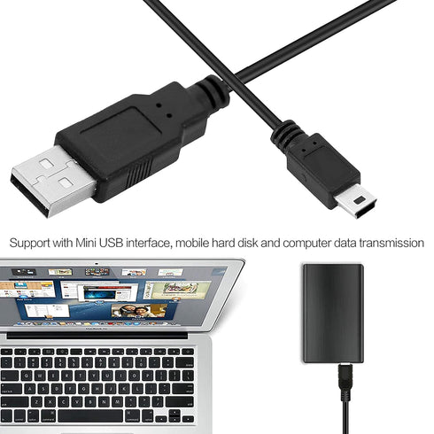 10 Pack 2.0 5 MP3 Player(150cm 5Feet 1.5M) SaiTech IT USB A to Mini pin B Cable for External HDDS/Camera/Card Readers/