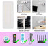 Self Adhesive Power Strip Holder 4 Pack, No Drill Extension Block Wall Mount Fixator for Home, Kitchen, Office