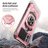 Ailiber Magic 5G Case for Cricket, AT&T Propel 5G with Screen Protector, Heavy Duty Shockproof Cover - Rose Gold