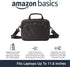 Amazon Basics 11.6 inch 1-Pack Laptop Bag with Shoulder Strap and Handle, Briefcase with Large Capacity Compartments
