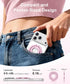 CAPRARO 360 17/16/15/14/16 Magnetic Phone Ring Holder for MagSafe, Dual-Side Magnetics, Rotation Gym Phone Stand Grip